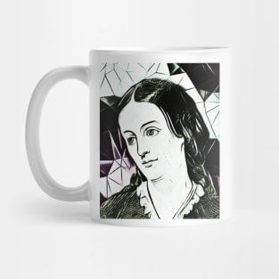 Margaret Fuller Black and White Portrait | Margaret Fuller artwork 4 Mug